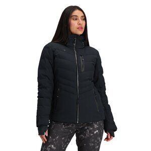 Obermeyer Women's Cosima Down Jacket, Black, sz 8 (M)